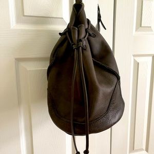 Frye sling bucket bag.